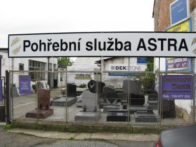 Pohřební služba ASTRA provozovna Hradec Králové
